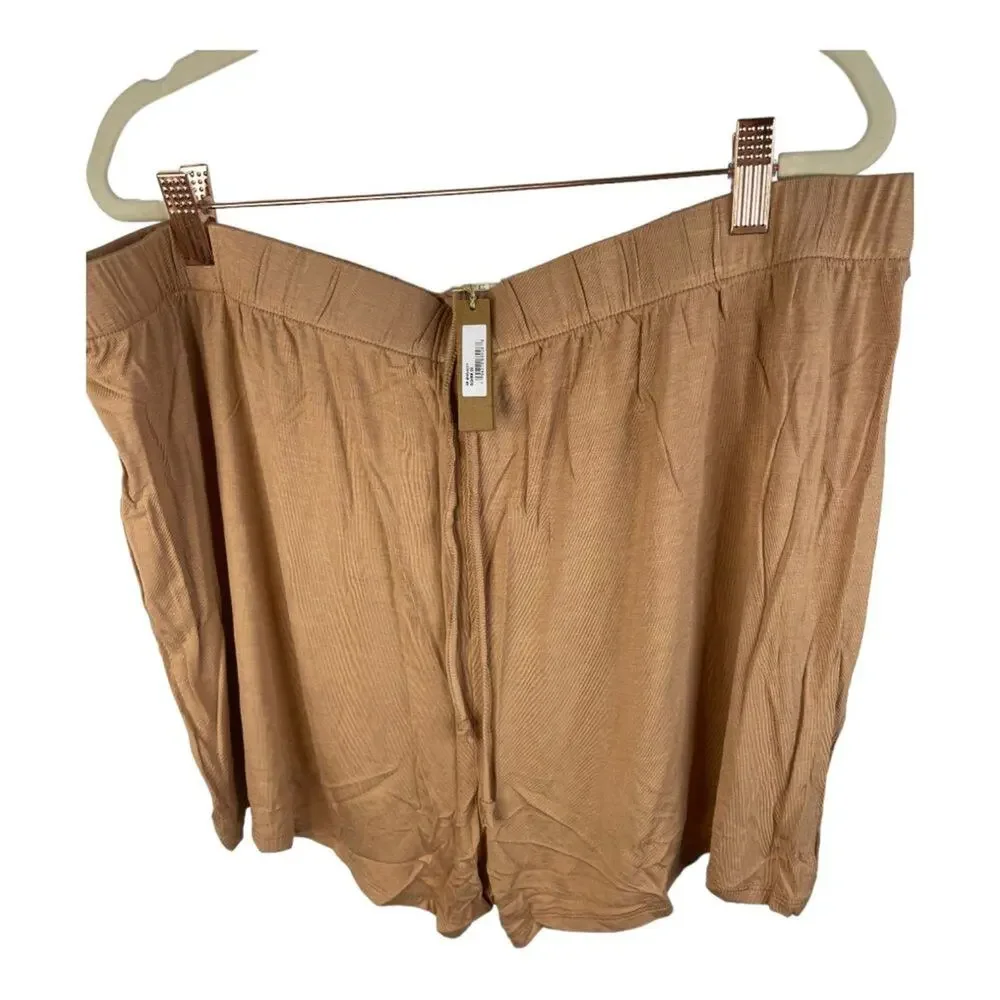 SKIMS Sleep Pajama Shorts Elastic Waist Relaxed Fit Sleepwear Loungewear 2X